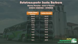 Horario Cinco Esquinas